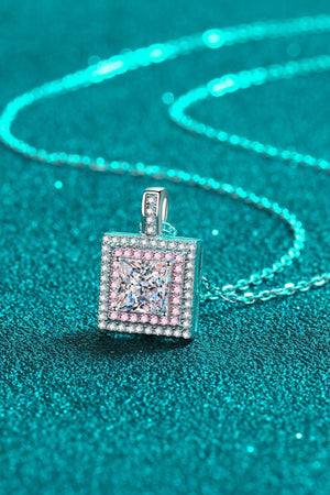 Feel Blissful 1 Carat Moissanite Necklace Womens - MXSTUDIO.COM