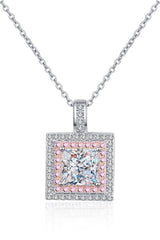 Feel Blissful 1 Carat Moissanite Necklace Womens - MXSTUDIO.COM