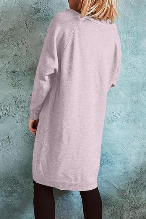 Feel Comforted Open Front Longline Cardigan-MXSTUDIO.COM