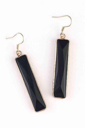 Feel Glad Natural Stone Drop Earrings-MXSTUDIO.COM