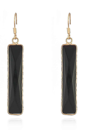 Feel Glad Natural Stone Drop Earrings-MXSTUDIO.COM