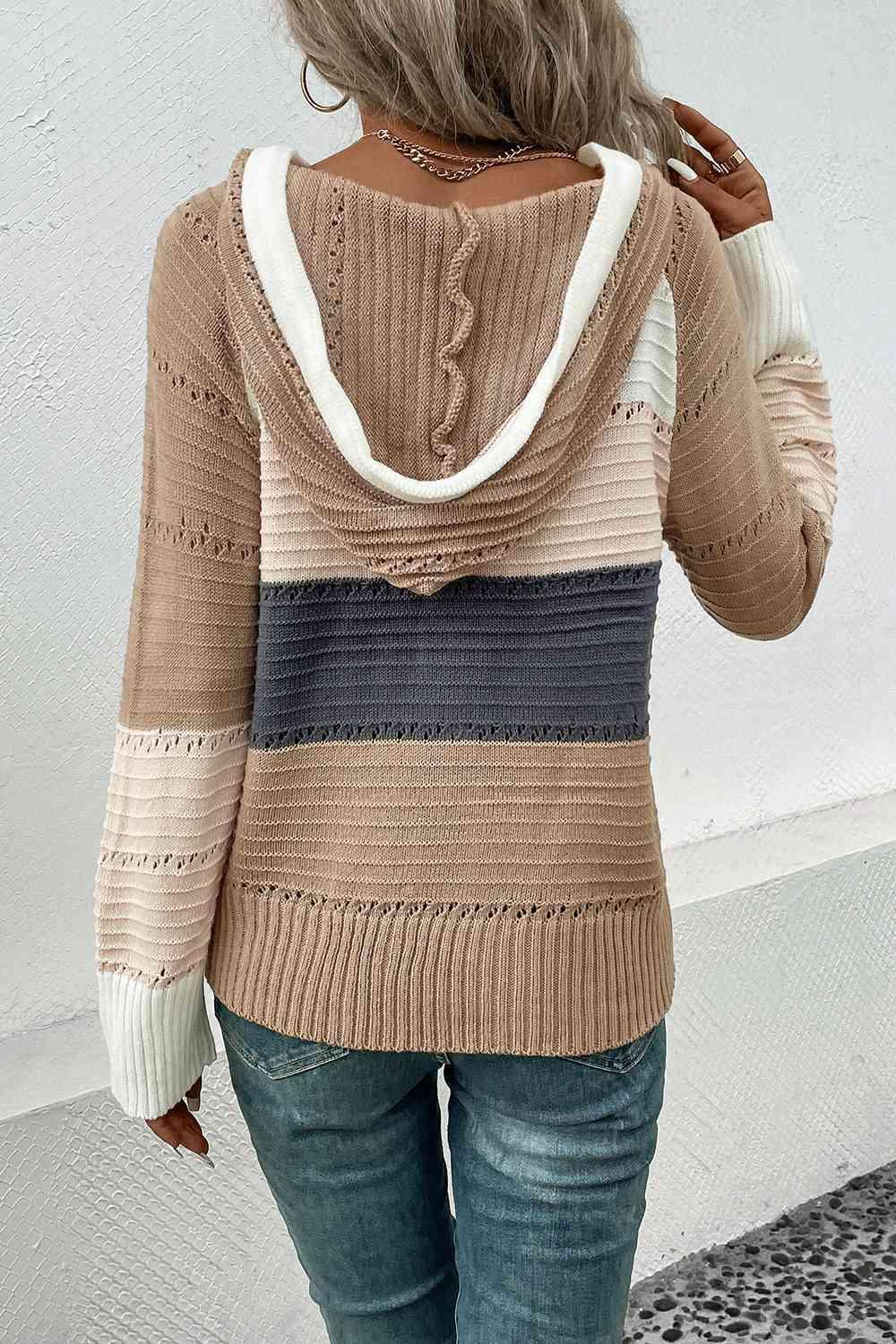 Sweater Hoodies for Women | Cable Knit, Zip-Up, Waffle Knit