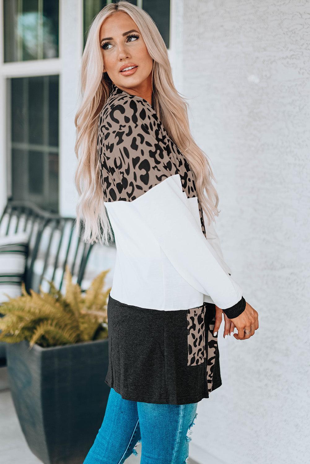 Ferocious Leopard Print Cardigan - MXSTUDIO.COM