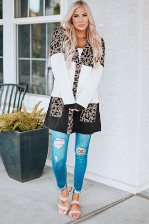 Ferocious Leopard Print Cardigan - MXSTUDIO.COM