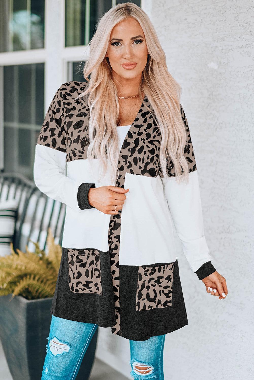 Ferocious Leopard Print Cardigan - MXSTUDIO.COM