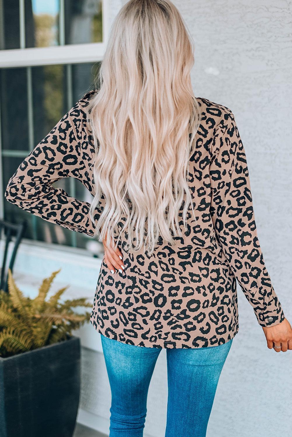 Fierce Green Leopard Print Jacket - MXSTUDIO.COM