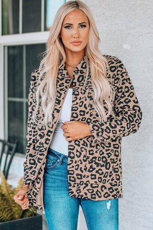 Fierce Green Leopard Print Jacket - MXSTUDIO.COM