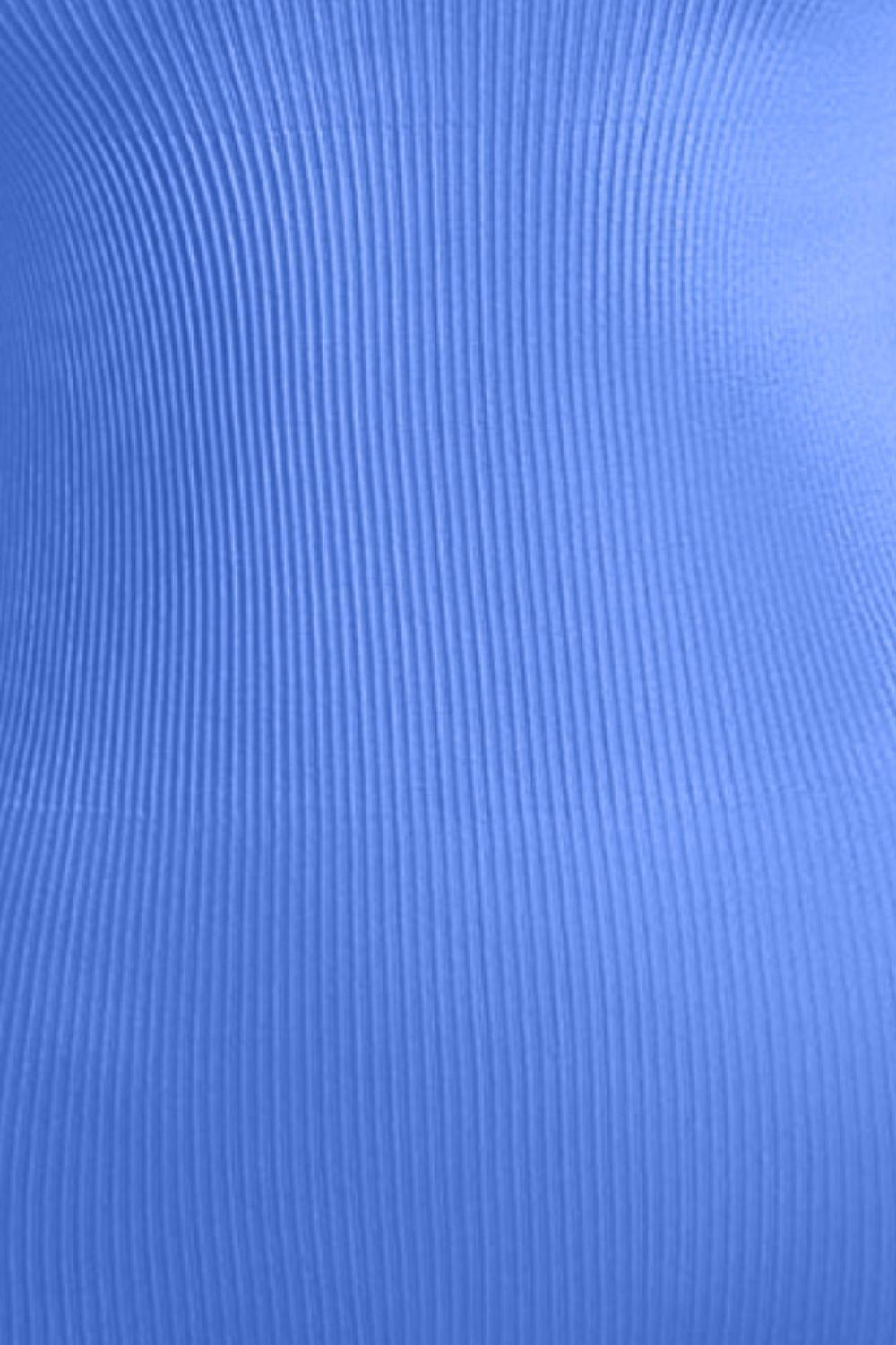 a blue background with wavy lines