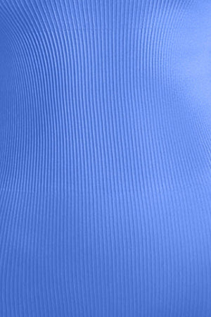 a blue background with wavy lines