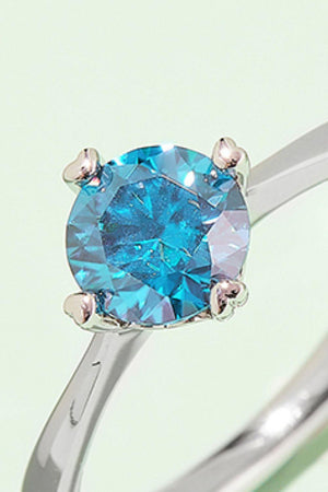 Finalize You Look Solitaire 1 Carat Moissanite Ring - MXSTUDIO.COM