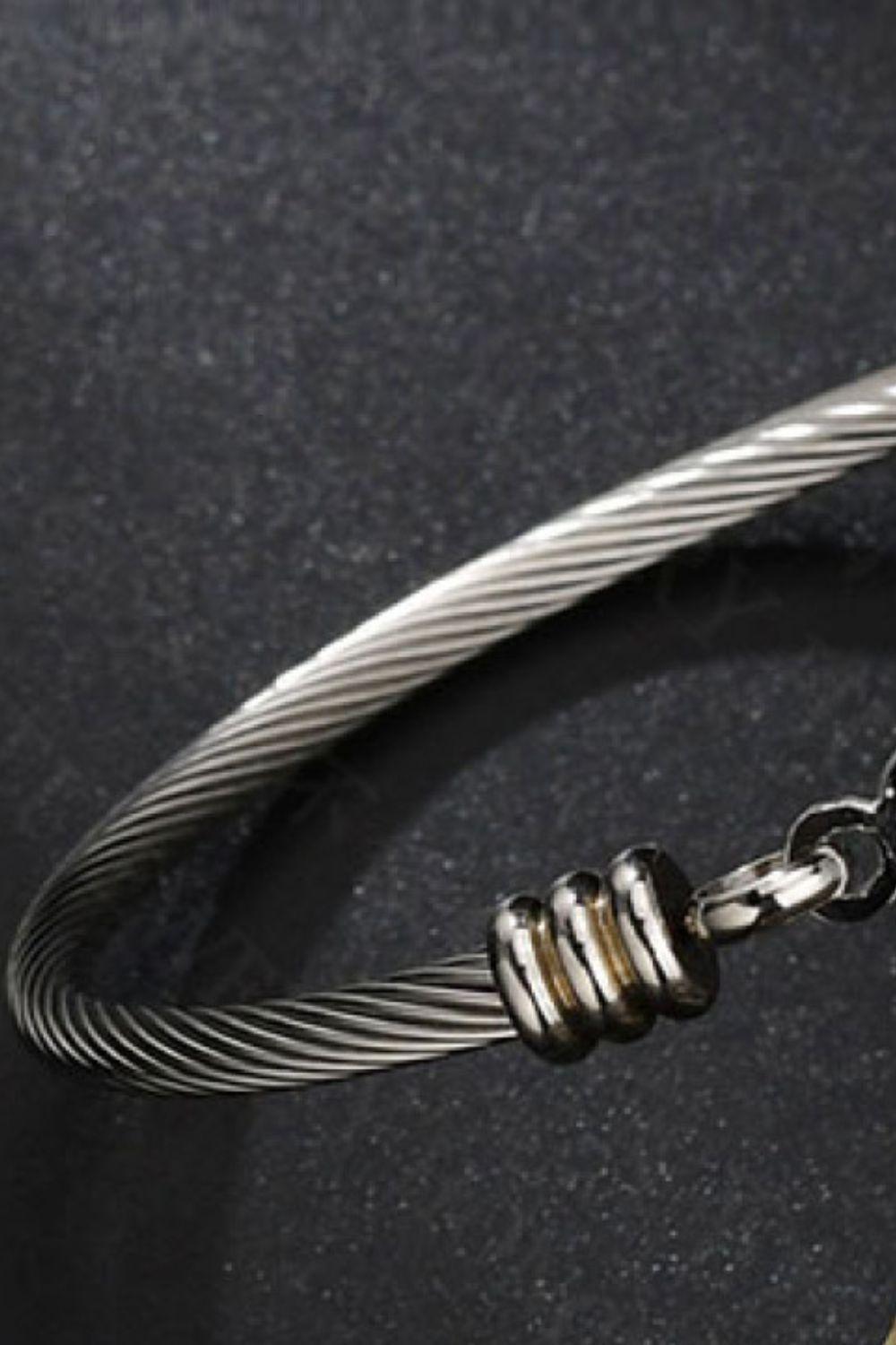 Finely Fashioned Heart Stainless Steel Bracelet-MXSTUDIO.COM