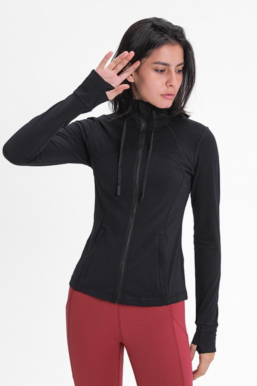 FlexFit Hooded Sports Jacket - MXSTUDIO.COM