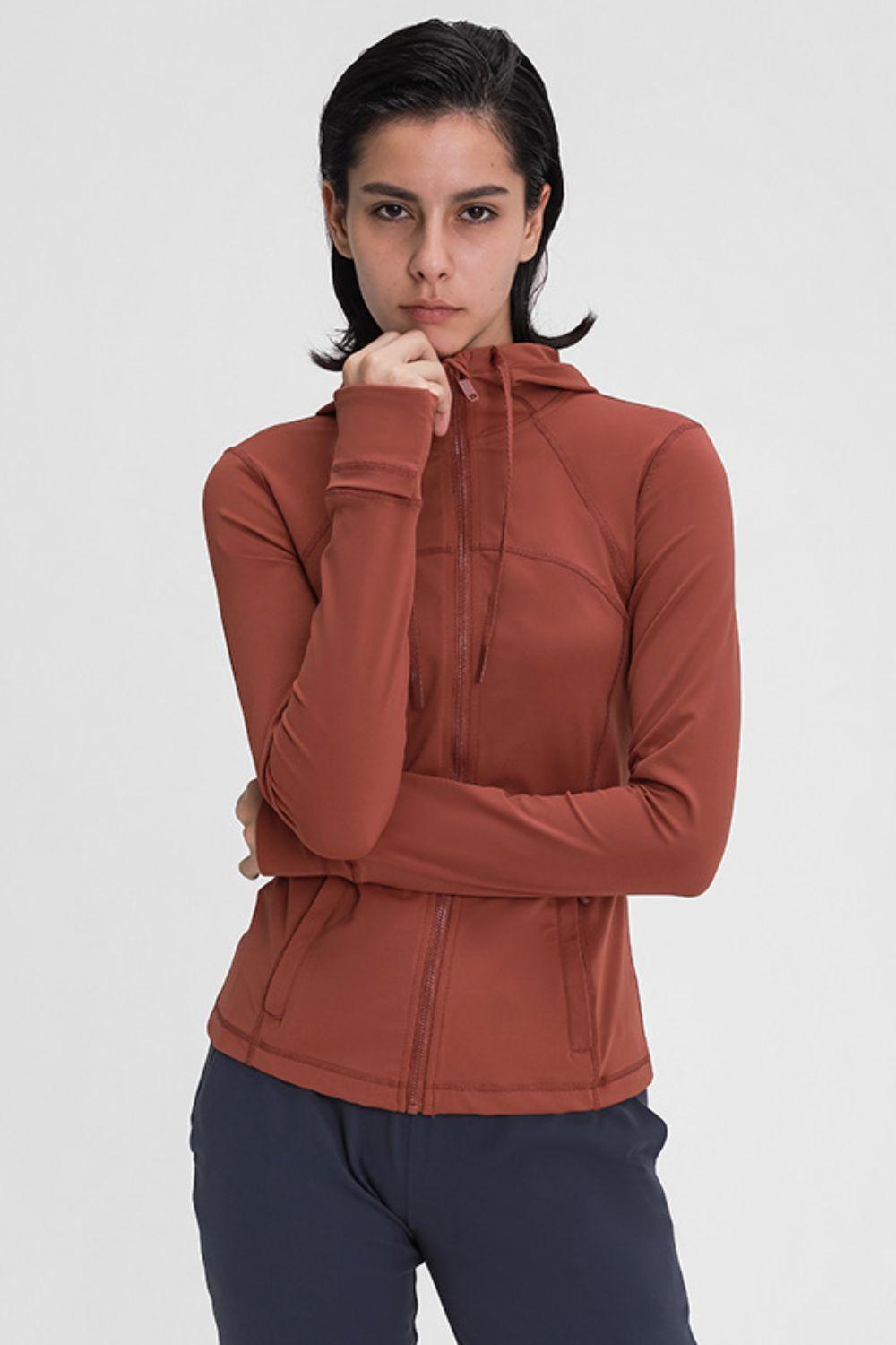 FlexFit Hooded Sports Jacket - MXSTUDIO.COM