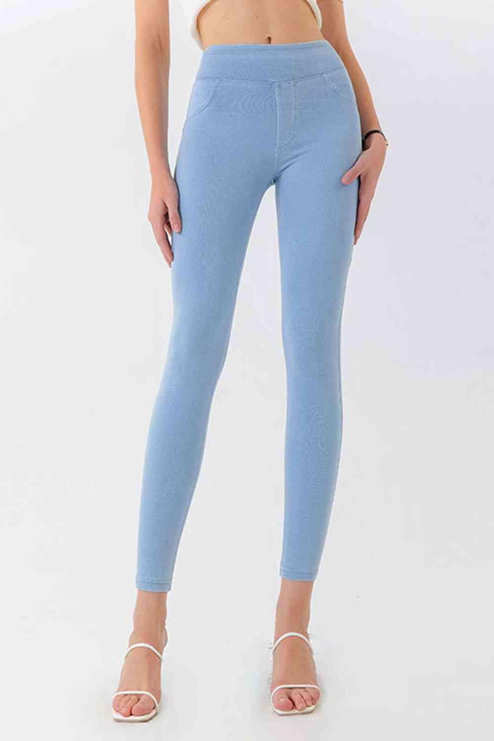 Flexible Slim Fit Mid Rise Skinny Jeans - MXSTUDIO.COM