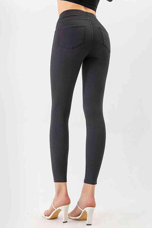 Flexible Slim Fit Mid Rise Skinny Jeans - MXSTUDIO.COM