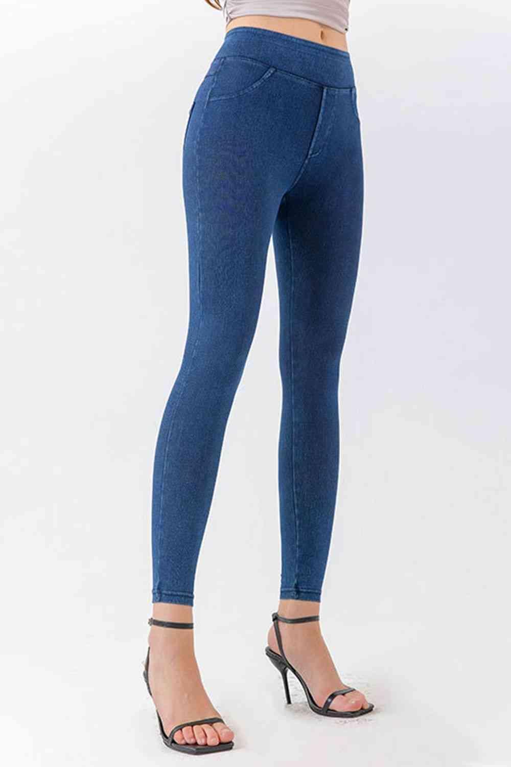 Flexible Slim Fit Mid Rise Skinny Jeans - MXSTUDIO.COM