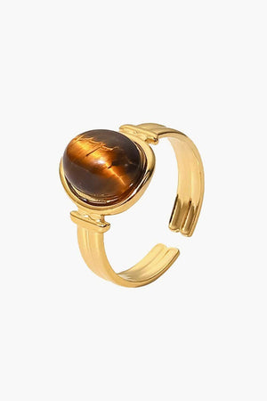 18K Gold Plated Open Ring - MXSTUDIO.COM