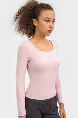 Form-Fitting Athletic Long Sleeve Shirt - MXSTUDIO.COM