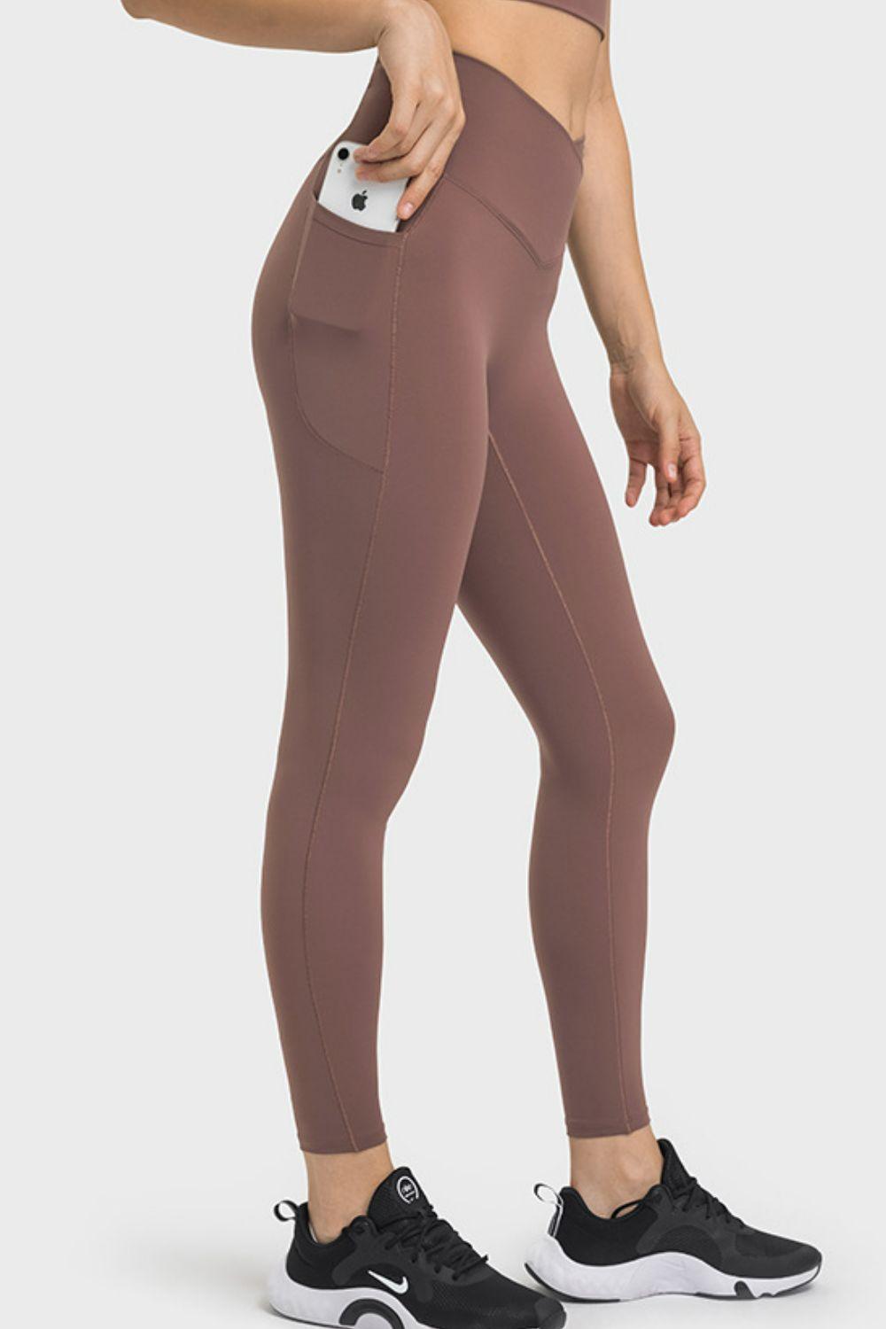 Form-Fitting Comfort V-Waist Yoga Leggings - MXSTUDIO.COM