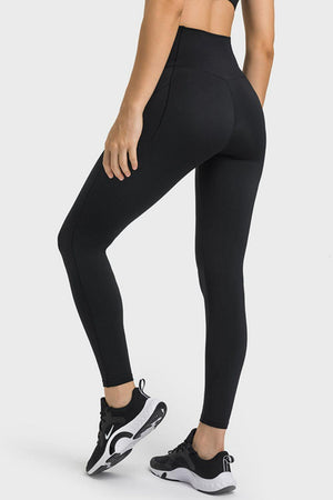 Form-Fitting Comfort V-Waist Yoga Leggings - MXSTUDIO.COM