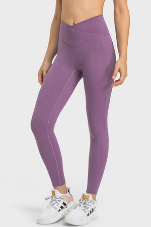 Form-Fitting Comfort V-Waist Yoga Leggings - MXSTUDIO.COM