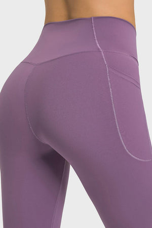 Form-Fitting Comfort V-Waist Yoga Leggings - MXSTUDIO.COM