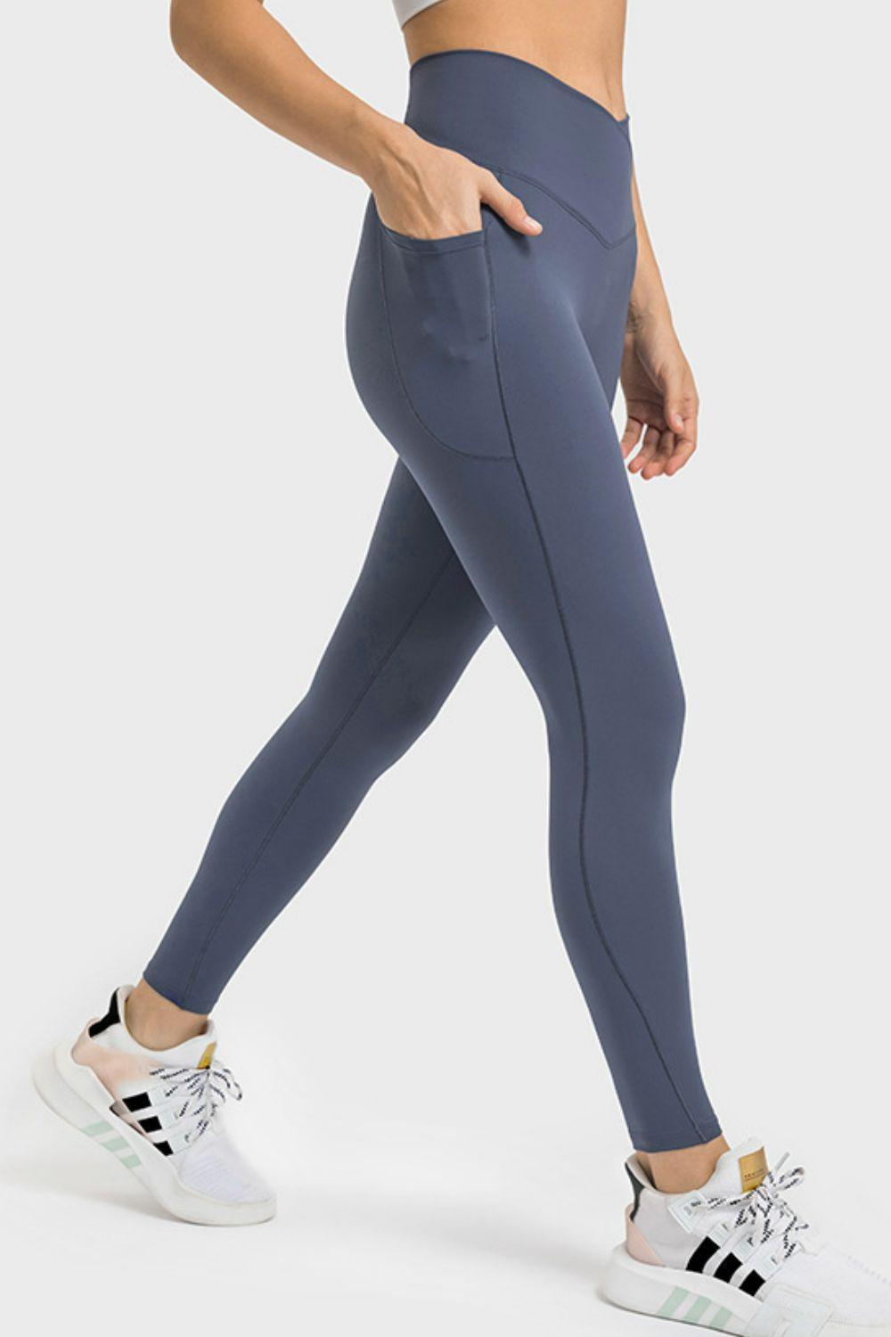 Form-Fitting Comfort V-Waist Yoga Leggings - MXSTUDIO.COM