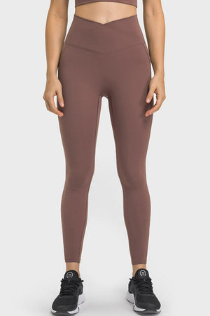 Form-Fitting Comfort V-Waist Yoga Leggings - MXSTUDIO.COM