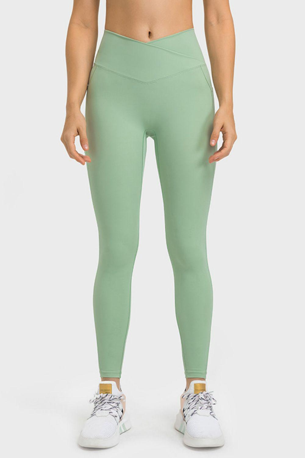 Form-Fitting Comfort V-Waist Yoga Leggings - MXSTUDIO.COM