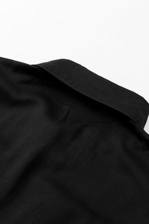 Free and Easy Buttoned Puff Long Sleeve Shirt - MXSTUDIO.COM