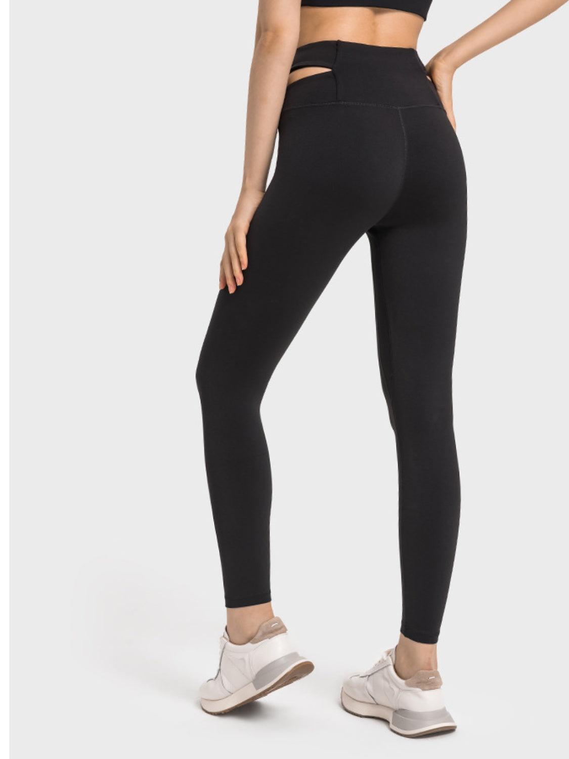 Fresh Approach Cutout Sports Crisscross Leggings - MXSTUDIO.COM