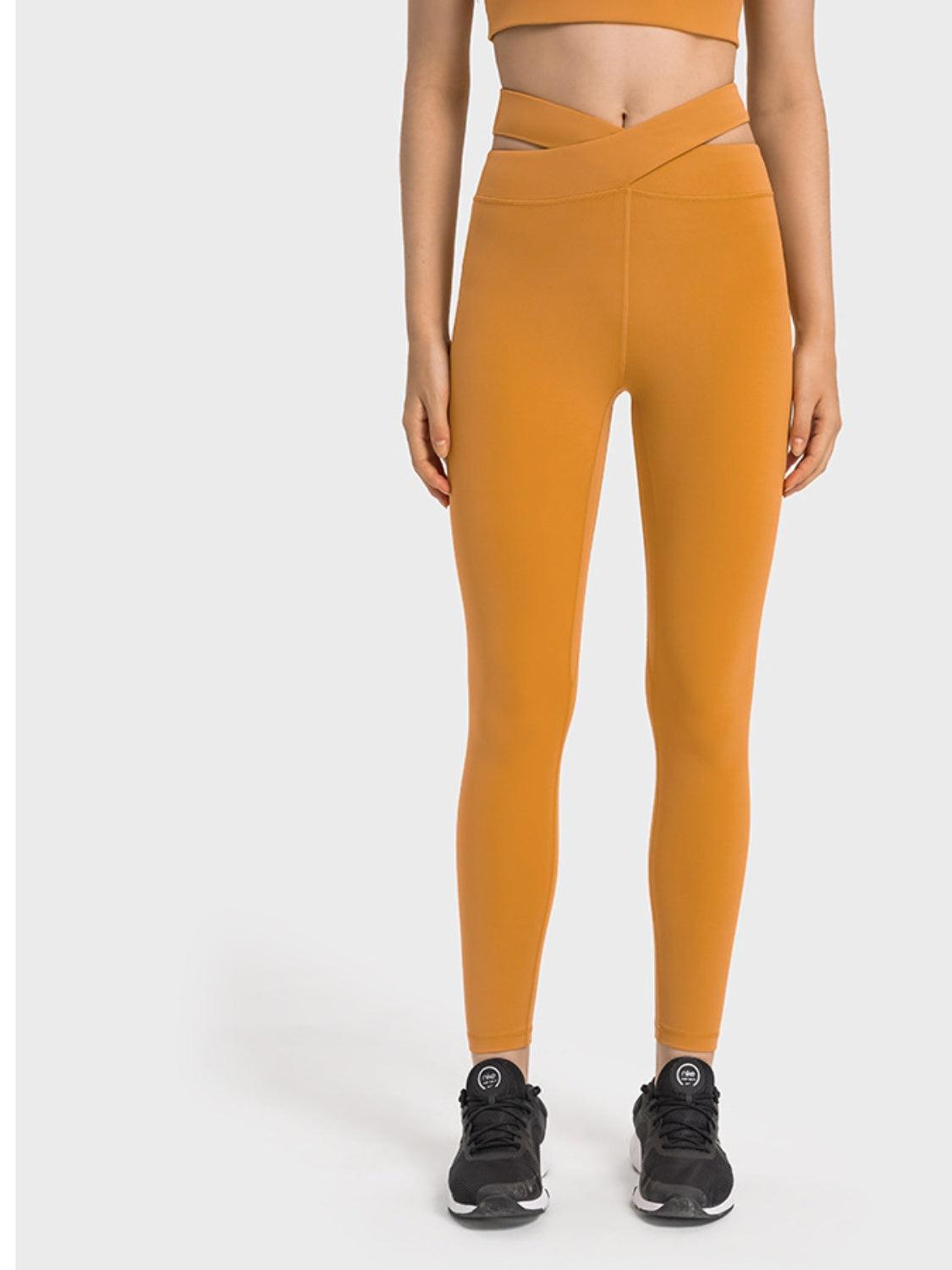 Fresh Approach Cutout Sports Crisscross Leggings - MXSTUDIO.COM