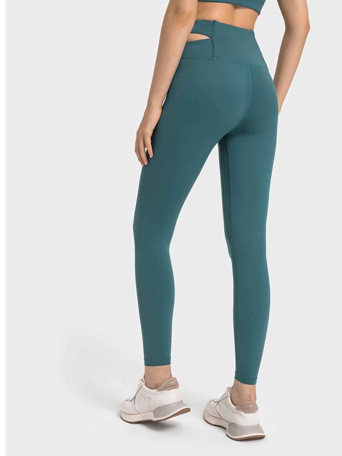 Fresh Approach Cutout Sports Crisscross Leggings - MXSTUDIO.COM