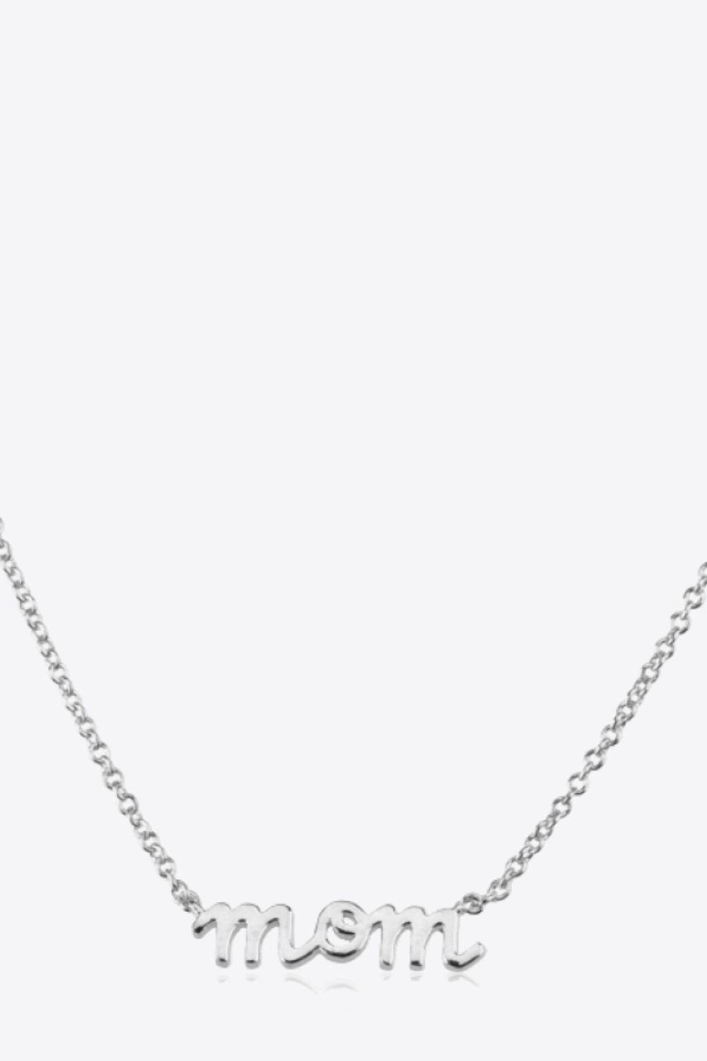 Fresh Start Mom Pendant 925 Sterling Silver Necklace - MXSTUDIO.COM