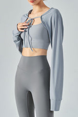 Front-Tie Performance Sports Bolero - MXSTUDIO.COM