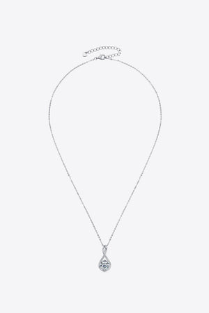 Full Of Love Platinum-Plated 2 Carat Moissanite Necklace - MXSTUDIO.COM