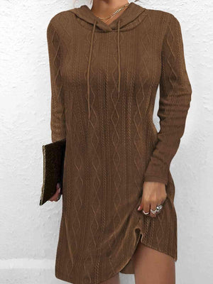 Functionally Chic Hooded Sweater Dress-MXSTUDIO.COM