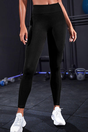 Functionally Fit Stretch Black Active Leggings - MXSTUDIO.COM