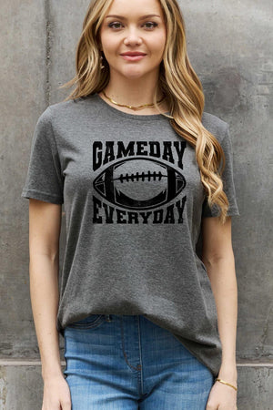 Game Every Day Plus Size Football T Shirt - MXSTUDIO.COM