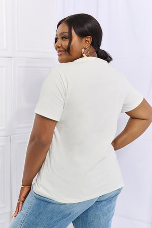 Gameday Cotton Plus Size Graphic Tee - MXSTUDIO.COM