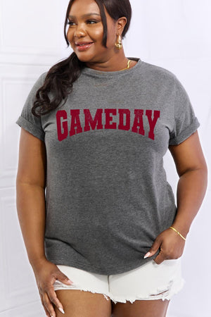 Gameday Cotton Plus Size Graphic Tee - MXSTUDIO.COM