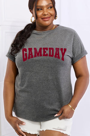 Gameday Cotton Plus Size Graphic Tee - MXSTUDIO.COM