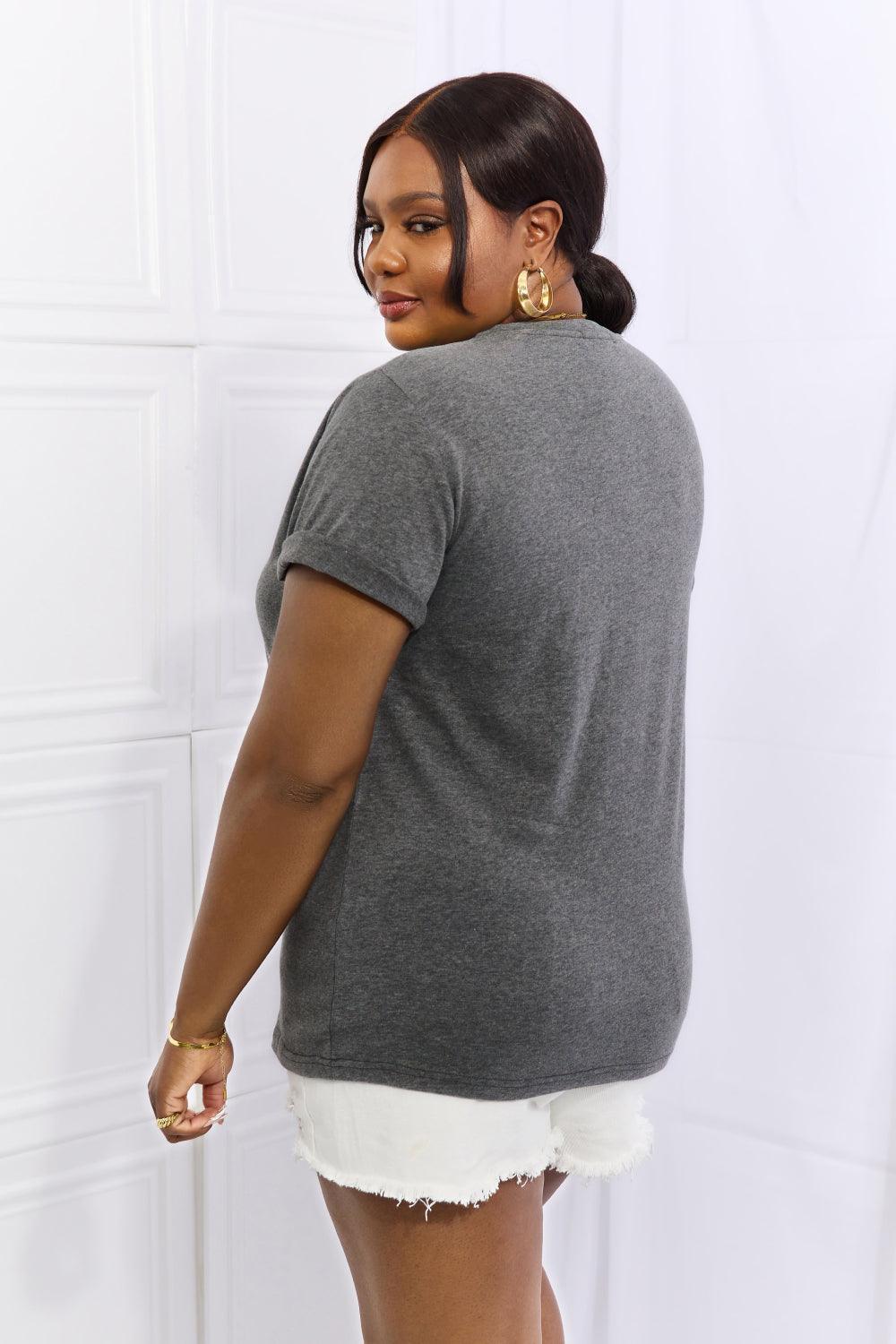 Gameday Cotton Plus Size Graphic Tee - MXSTUDIO.COM