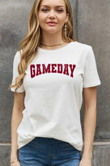 Gameday Cotton Plus Size Graphic Tee - MXSTUDIO.COM