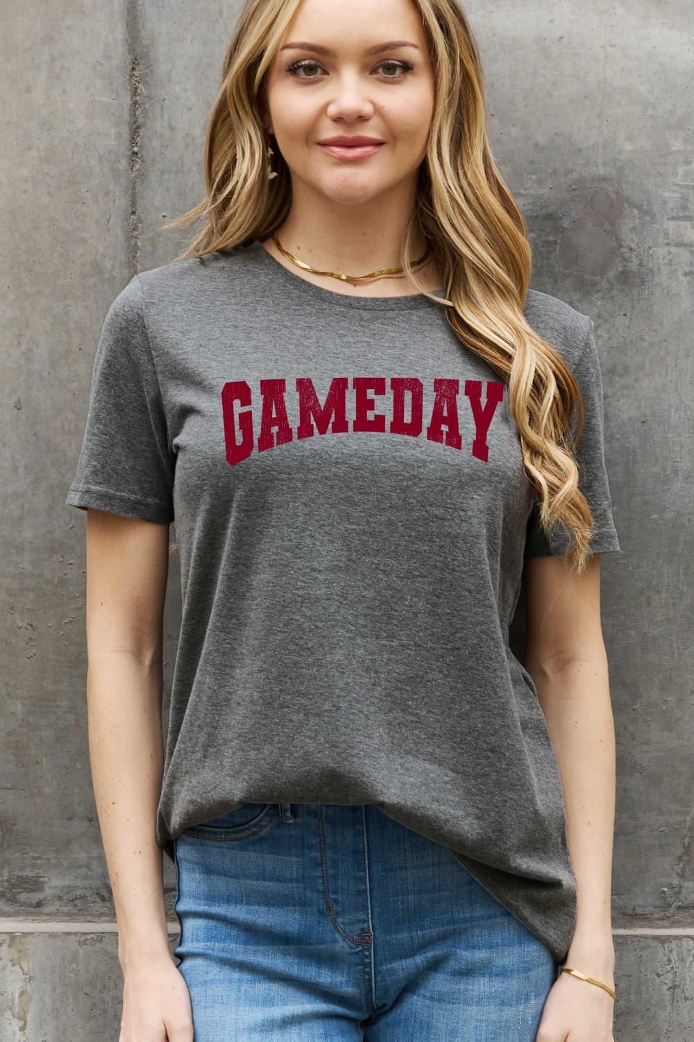 Gameday Cotton Plus Size Graphic Tee - MXSTUDIO.COM