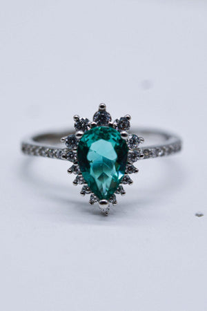 Get Astonish Pear Shape Paraiba Tourmaline Ring - MXSTUDIO.COM