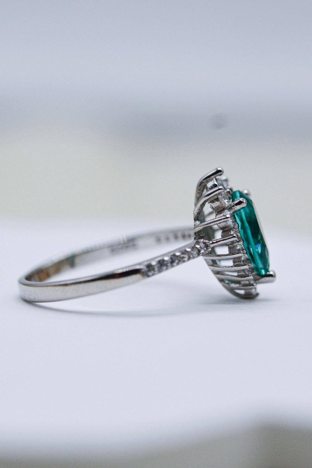 Get Astonish Pear Shape Paraiba Tourmaline Ring - MXSTUDIO.COM