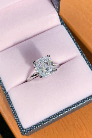 Get Esteemed 4-Prong 3.5 Square Carat Zircon Ring - MXSTUDIO.COM