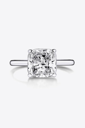 Get Esteemed 4-Prong 3.5 Square Carat Zircon Ring - MXSTUDIO.COM