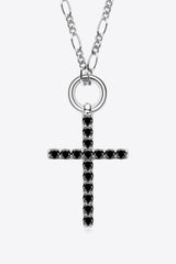 Get Praised Cross Pendant Moissanite Necklace - MXSTUDIO.COM